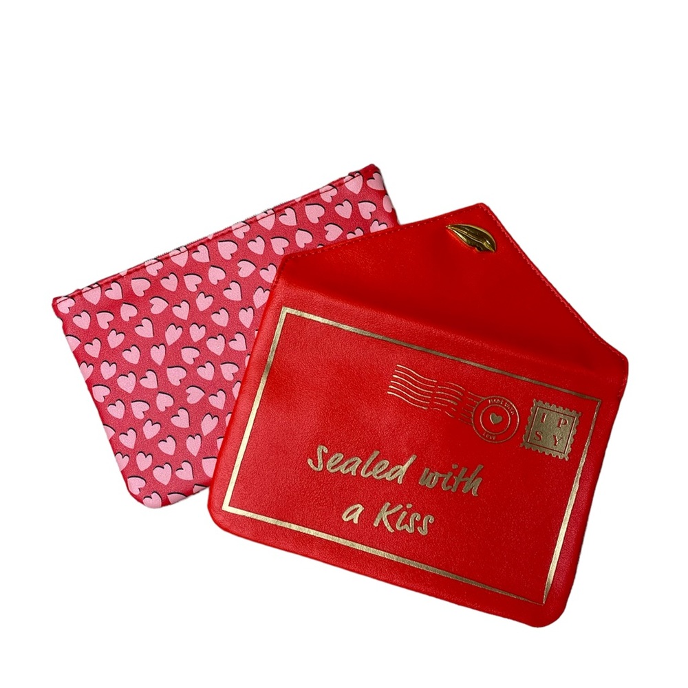 Ipsy Cosmetic Makeup Bag Case Set of 2